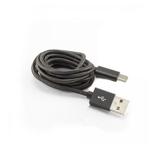 USB-C kabel 1,5M sort